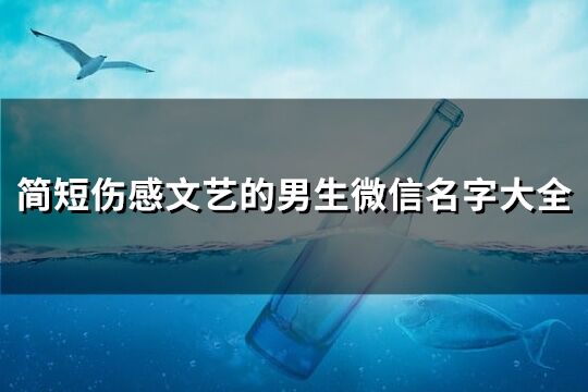 简短伤感文艺的男生微信名字大全(304个)