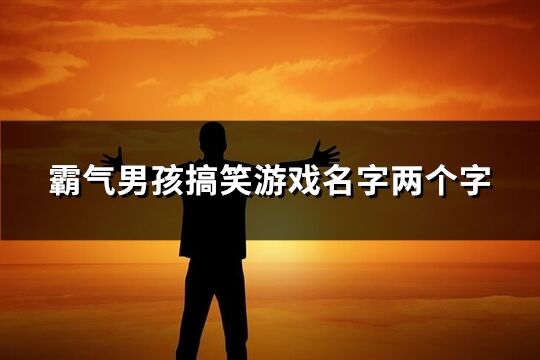 霸气男孩搞笑游戏名字两个字(精选552个)