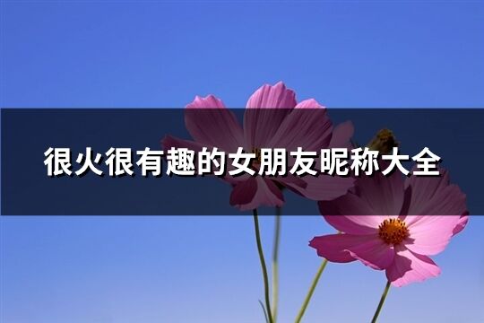 很火很有趣的女朋友昵称大全(精选137个)