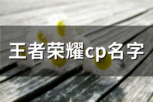 王者荣耀cp名字(125个)