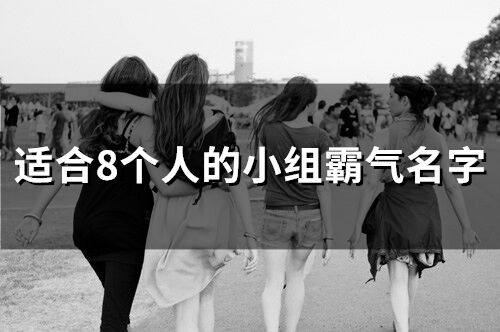 适合8个人的小组霸气名字(精选48个)