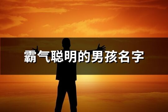 霸气聪明的男孩名字(精选124个)