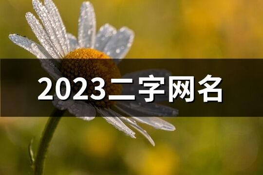 2023二字网名(1415个)