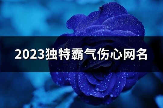 2023独特霸气伤心网名(191个)