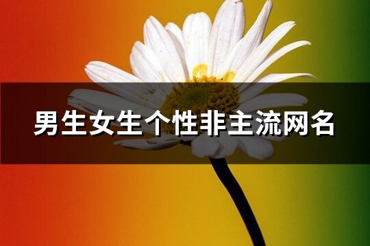 男生女生个性非主流网名(共111个)