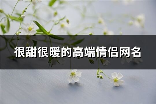 很甜很暖的高端情侣网名(精选61个)