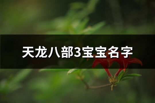 天龙八部3宝宝名字(共464个)