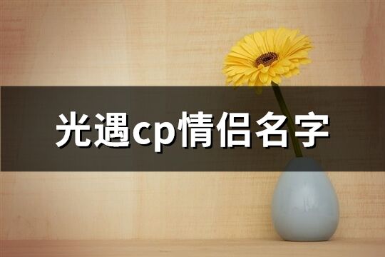 光遇cp情侣名字(优选84个)