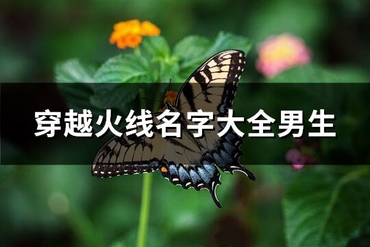 穿越火线名字大全男生(共569个)