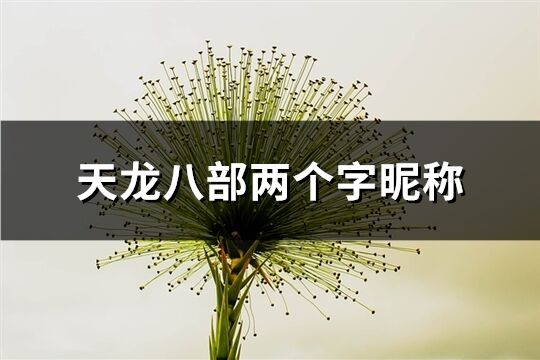 天龙八部两个字昵称(共671个)