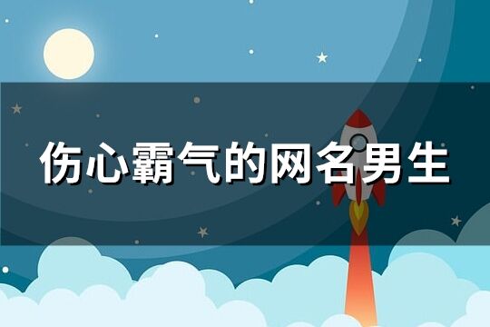 伤心霸气的网名男生(139个)