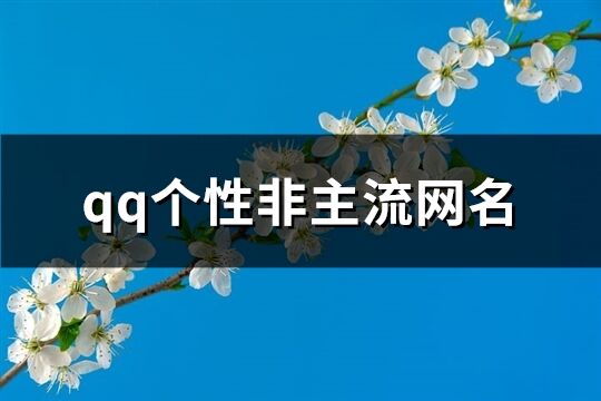 qq个性非主流网名(精选78个)