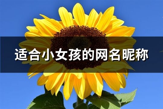 适合小女孩的网名昵称(优选220个)