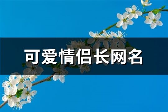 可爱情侣长网名(优选831个)