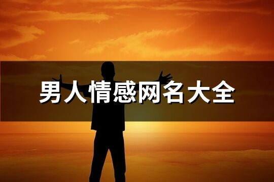 男人情感网名大全(269个)