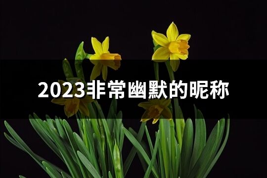 2023非常幽默的昵称(精选178个)