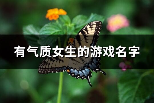 有气质女生的游戏名字(540个)