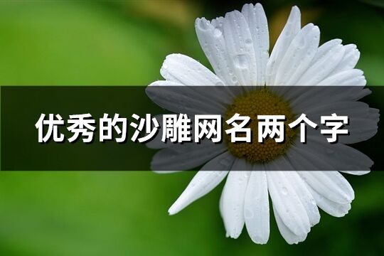 优秀的沙雕网名两个字(优选309个)