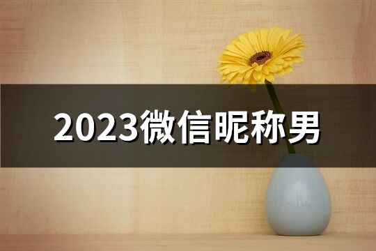 2023微信昵称男(优选1244个)