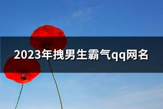 2023年拽男生霸气qq网名(精选420个)