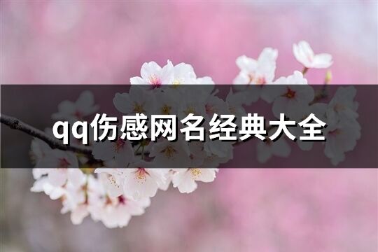 qq伤感网名经典大全(221个)