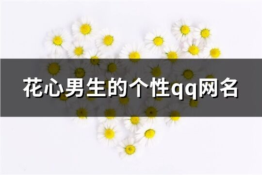 花心男生的个性qq网名(共164个)