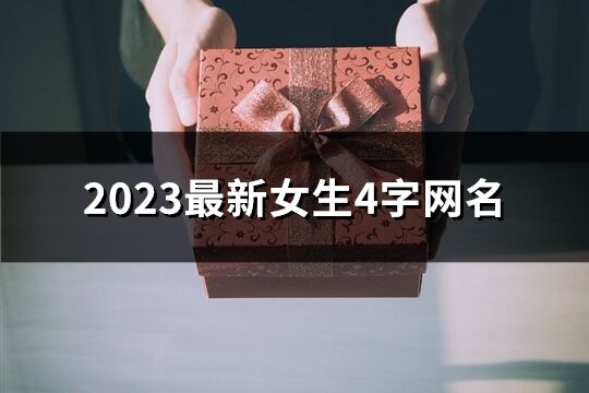 2023最新女生4字网名(263个)