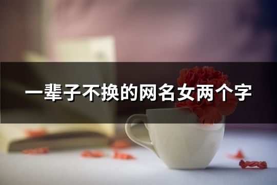 一辈子不换的网名女两个字(精选69个)