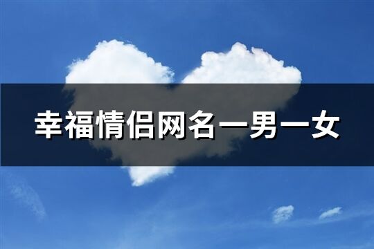 幸福情侣网名一男一女(精选132个)