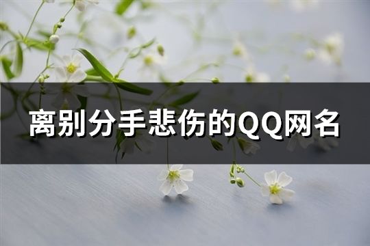 离别分手悲伤的QQ网名(精选71个)