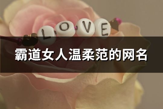 霸道女人温柔范的网名(254个)