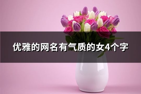 优雅的网名有气质的女4个字(共221个)