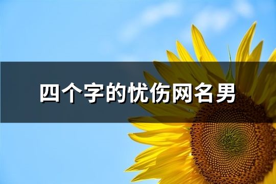 四个字的忧伤网名男(共199个)