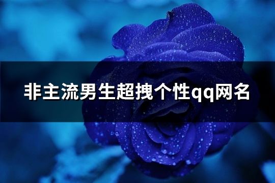 非主流男生超拽个性qq网名(111个)