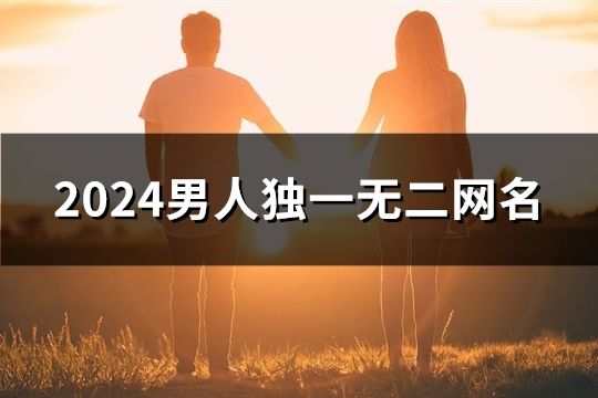 2024男人独一无二网名(共186个)