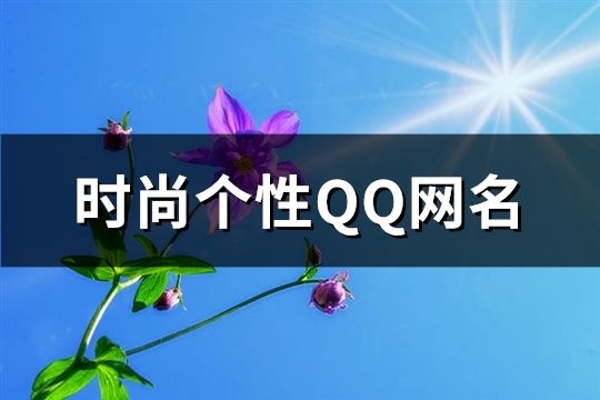 时尚个性QQ网名(共67个)