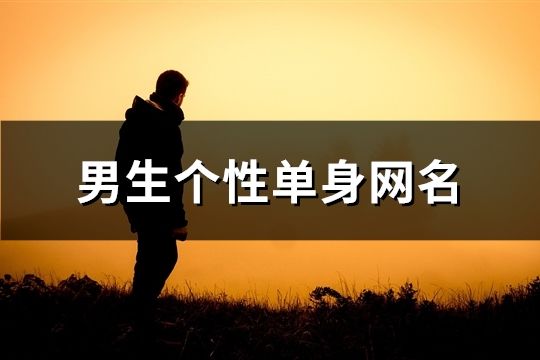 男生个性单身网名(共65个)