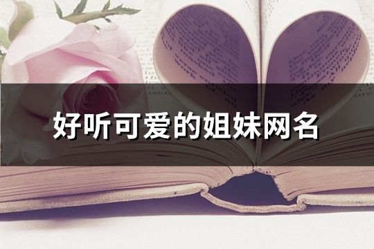 好听可爱的姐妹网名(98个)