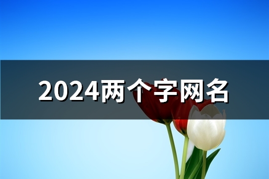 2024两个字网名(3040个)