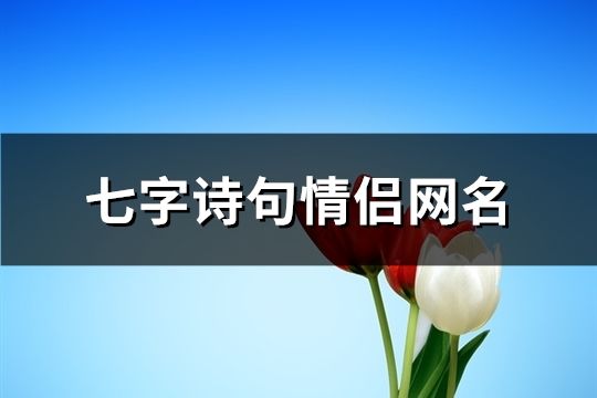 七字诗句情侣网名(精选27个)