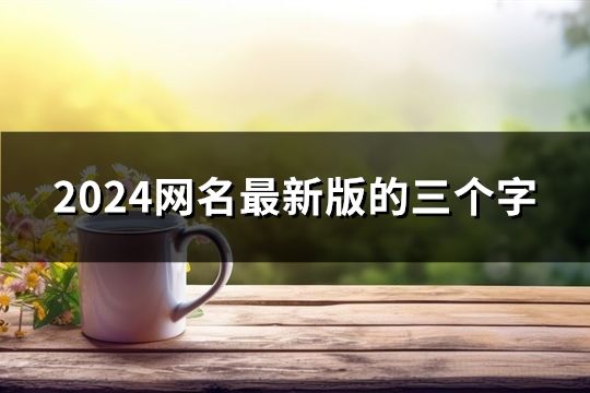 2024网名最新版的三个字(282个)