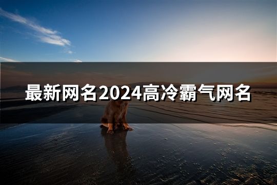 最新网名2024高冷霸气网名(共203个)