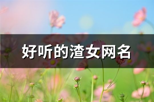 好听的渣女网名(精选223个)